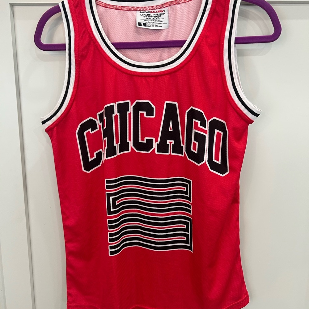 Gallery Red Chicago Jordan Women's Jersey Top